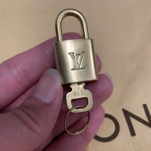 Louis Vuitton lock and key